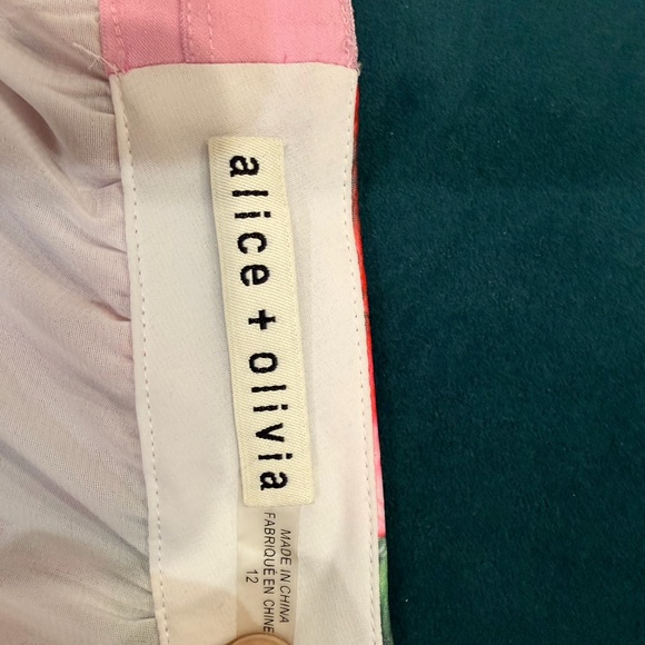 Alice + Olivia Katz Floral Pleated Maxi Skirt - Picture 7 of 7